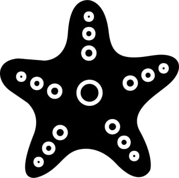 Starfish Vector Icon