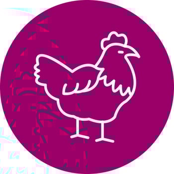 Hen Vector Icon