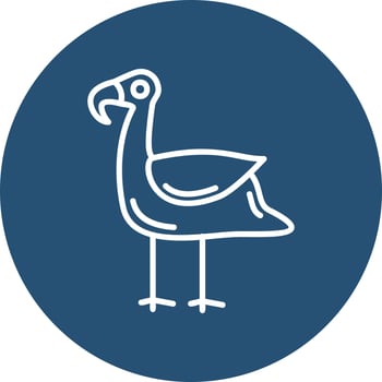 Flamingo Vector Icon