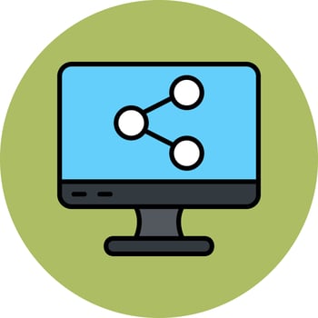 Share Media Vector Icon