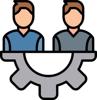 Team Management Vector Icon