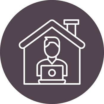 Work From Home Vector Icon