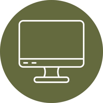 Computer Vector Icon