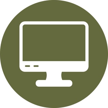 Computer Vector Icon