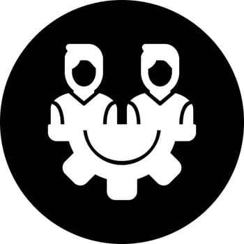 Team Management Vector Icon