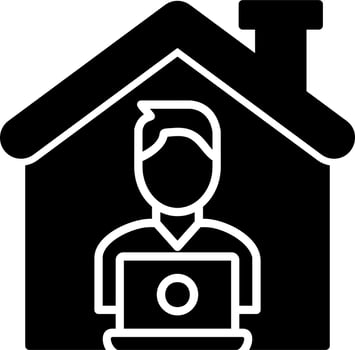 Work From Home Vector Icon