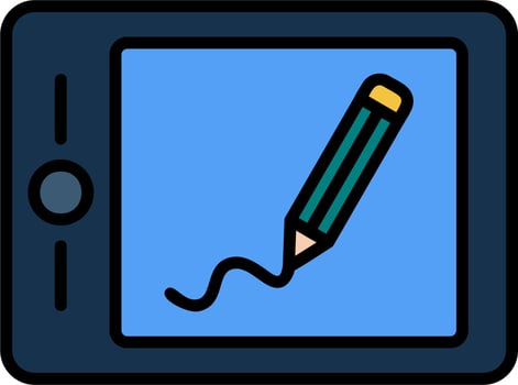 Drawing Tablet Vector Icon