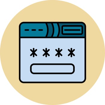 Browser Security Vector Icon