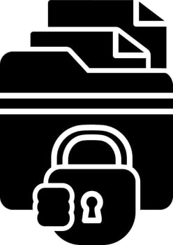 Folder Security Vector Icon