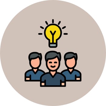 Brainstorming Vector Icon