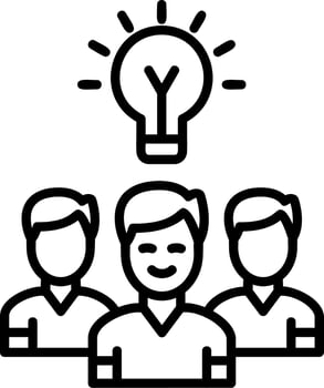 Brainstorming Vector Icon