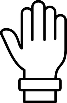 Raise Hand Vector Icon