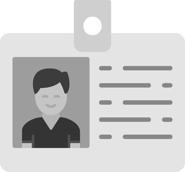Id Card Vector Icon