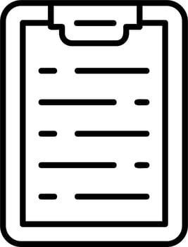 Clipboard Vector Icon
