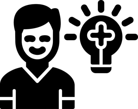 Positive Thinking Vector Icon