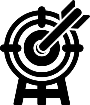 Dart Board Vector Icon