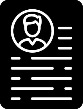 CV Vector Icon