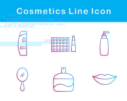 Cosmetics Vector Icon Set