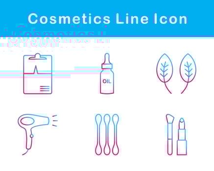 Cosmetics Vector Icon Set
