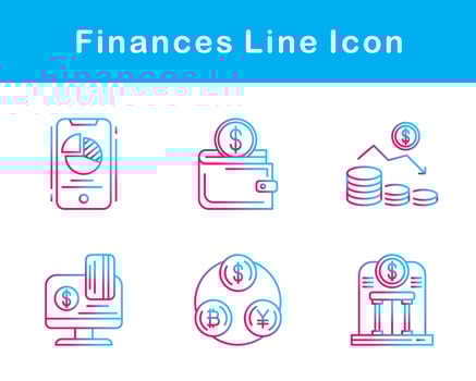 Finances Vector Icon Set