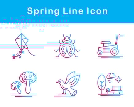 Spring Vector Icon Set