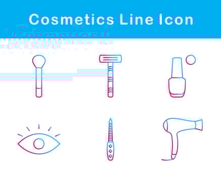 Cosmetics Vector Icon Set