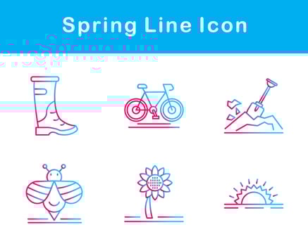 Spring Vector Icon Set