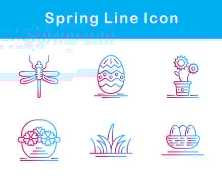 Spring Vector Icon Set