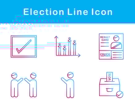 Election Vector Icon Set