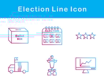 Election Vector Icon Set