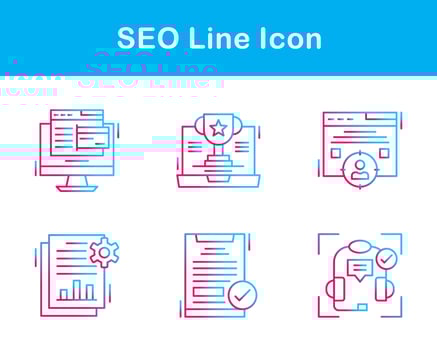 SEO Vector Icon Set