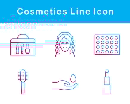 Cosmetics Vector Icon Set