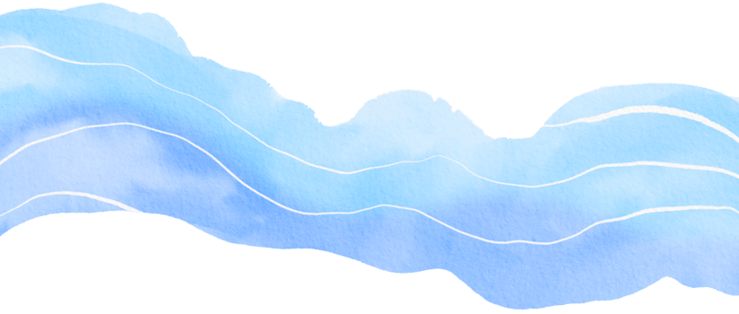 Blue Watercolor Marble Background Element png