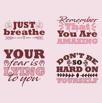 Mental Health Awareness Month - lettering quote. Modern linear hand written calligraphy, Drawn text for annual campaign in US. Medical health care design. Vector illustration