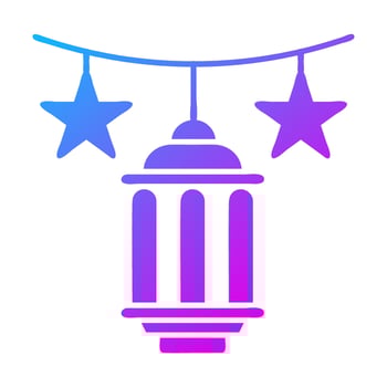 decoration icon solid gradient purple style ramadan illustration vector element and symbol perfect.
