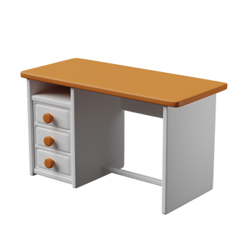 Desk 3D Illustration png