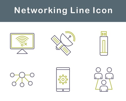 Networking Vector Icon Set