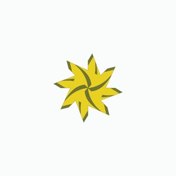 Abstract circle logo or symbol. vector