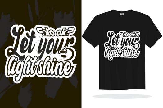 Modern typography inspirational lettering quotes vector t shirt design suitable for print design