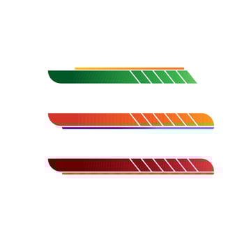 modern car sticker vector design