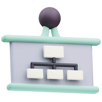Progress Presentation 3D Illustration png