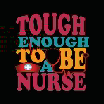 Nurse T-shirt Design vector