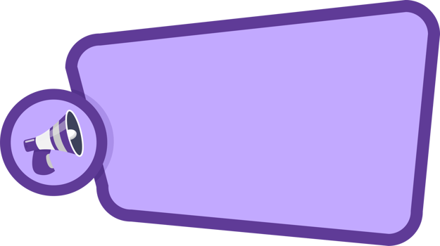 Megaphone with blank speech bubble for advertisement. Speech bubble illustration. png
