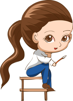 Artist png graphic clipart design