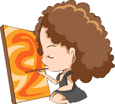 Artist png graphic clipart design