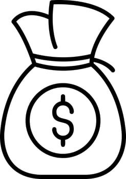 Money Bag Vector Icon