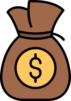 Money Bag Vector Icon