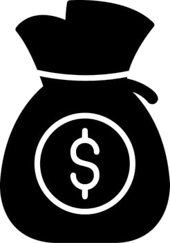 Money Bag Vector Icon