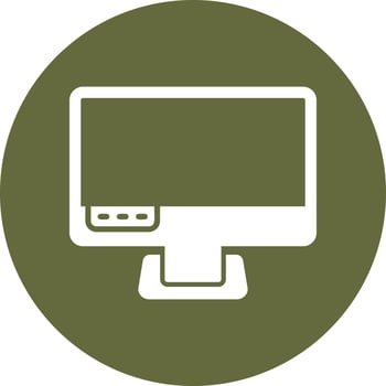 Computer Vector Icon