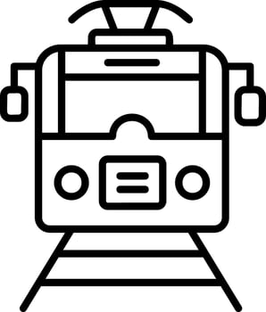 Tram Vector Icon
